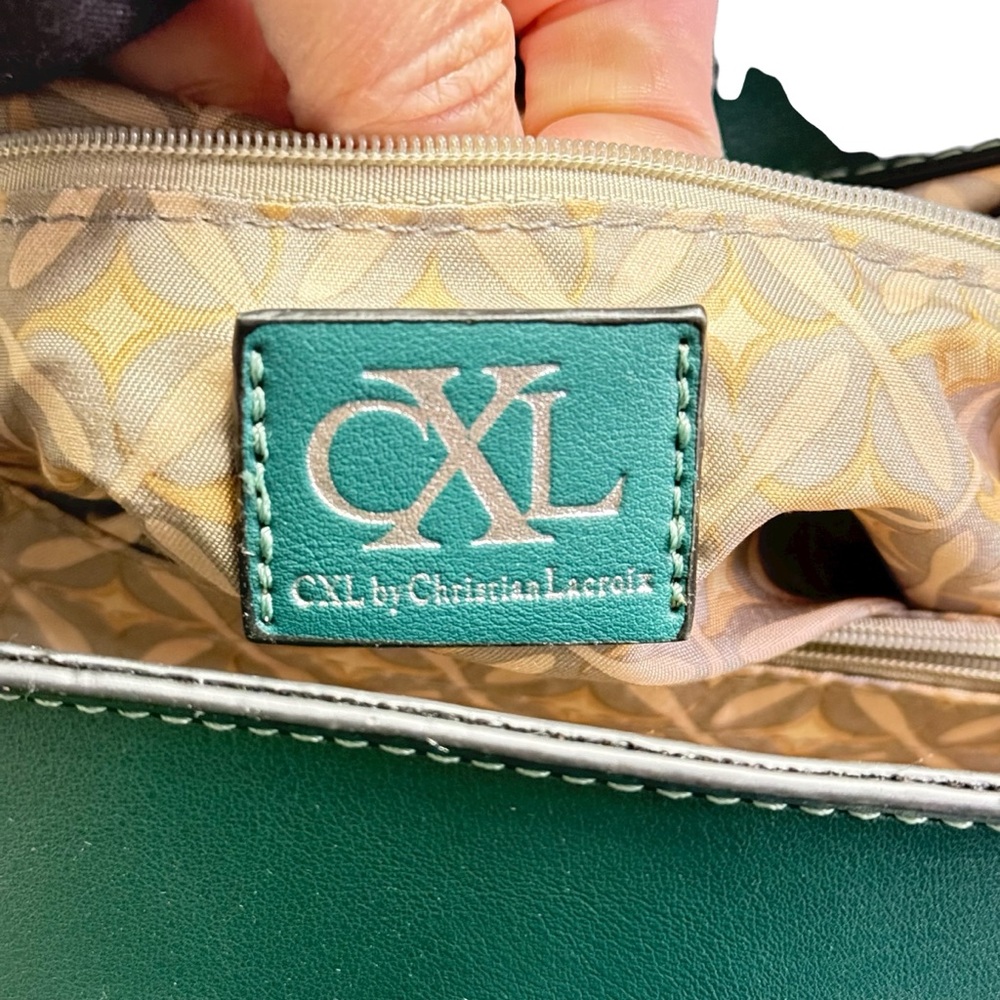 CXL by Christian Lacroix Sable Prism Python Satchel Purse - Picture 8 of 11